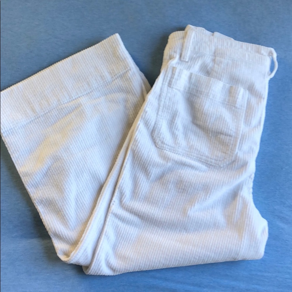 Emmet wide leg crop pants in corduroy